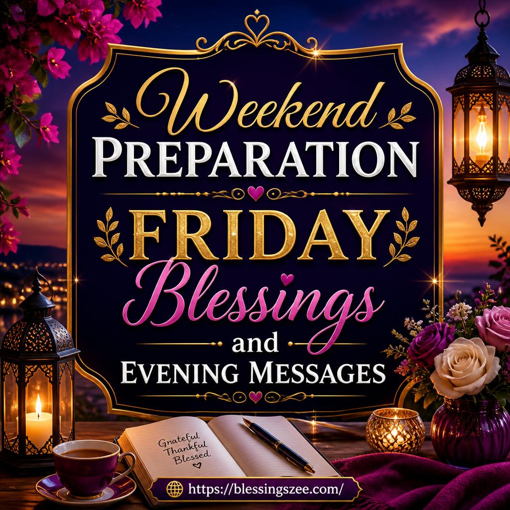 Weekend Preparation Friday Blessings and Evening Messages