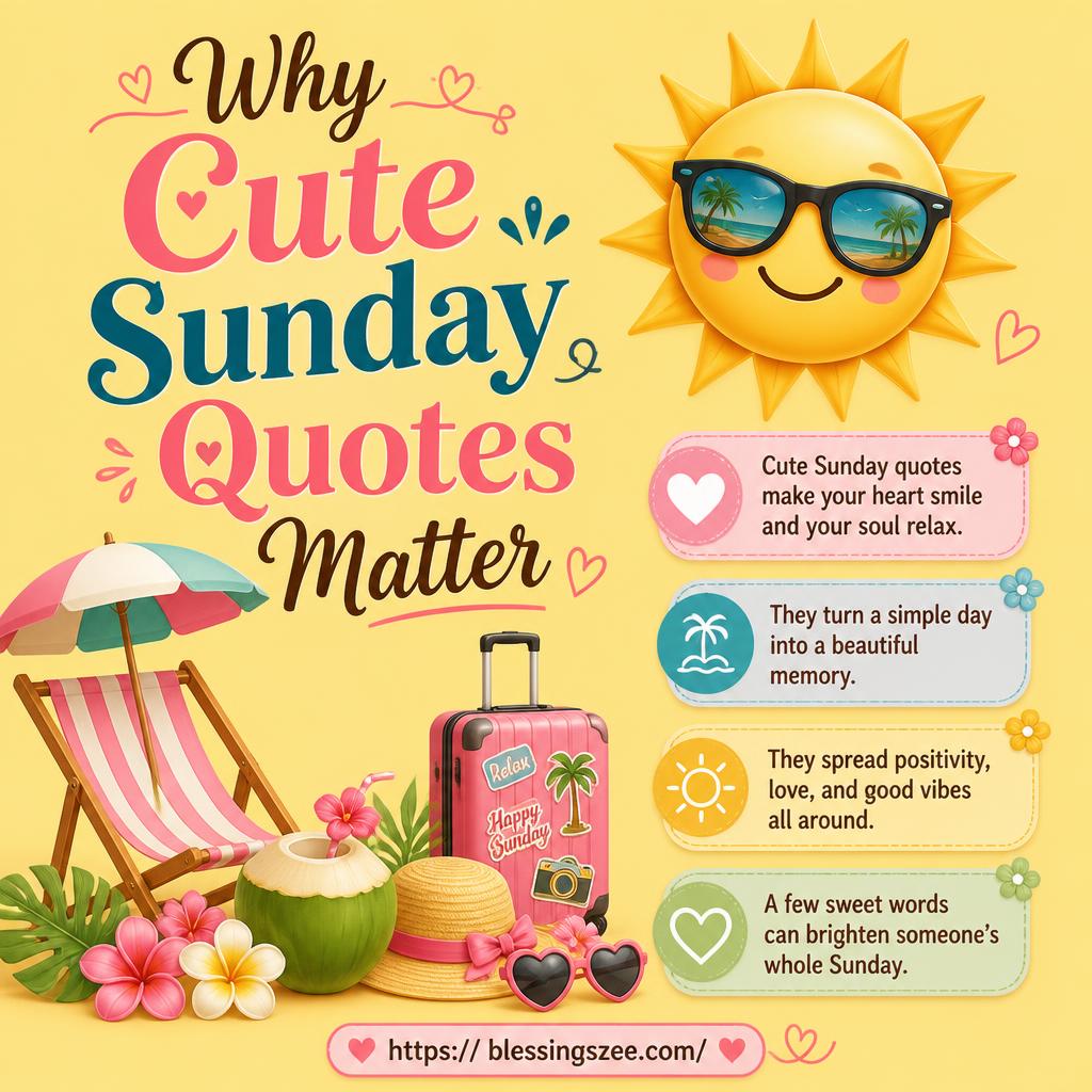 Why Cute Sunday Quotes Matter