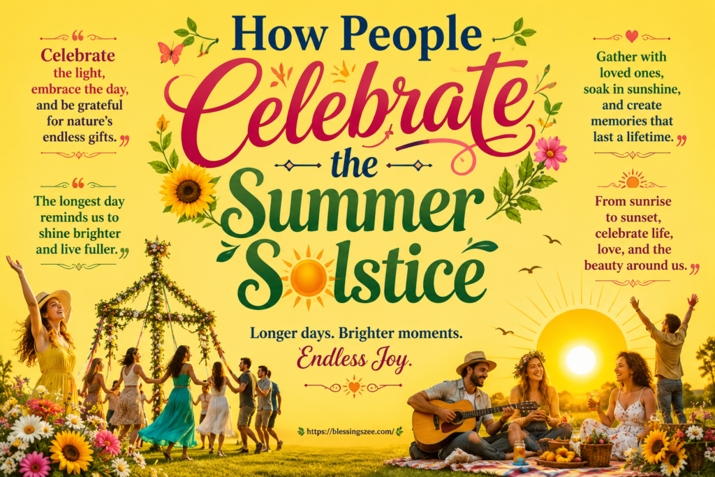 How People Celebrate the Summer Solstice