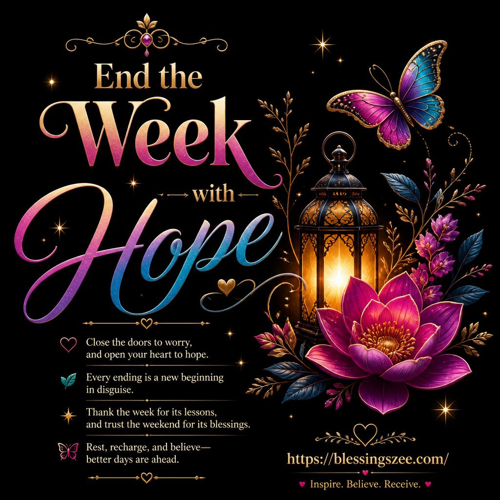 End the Week with Hope