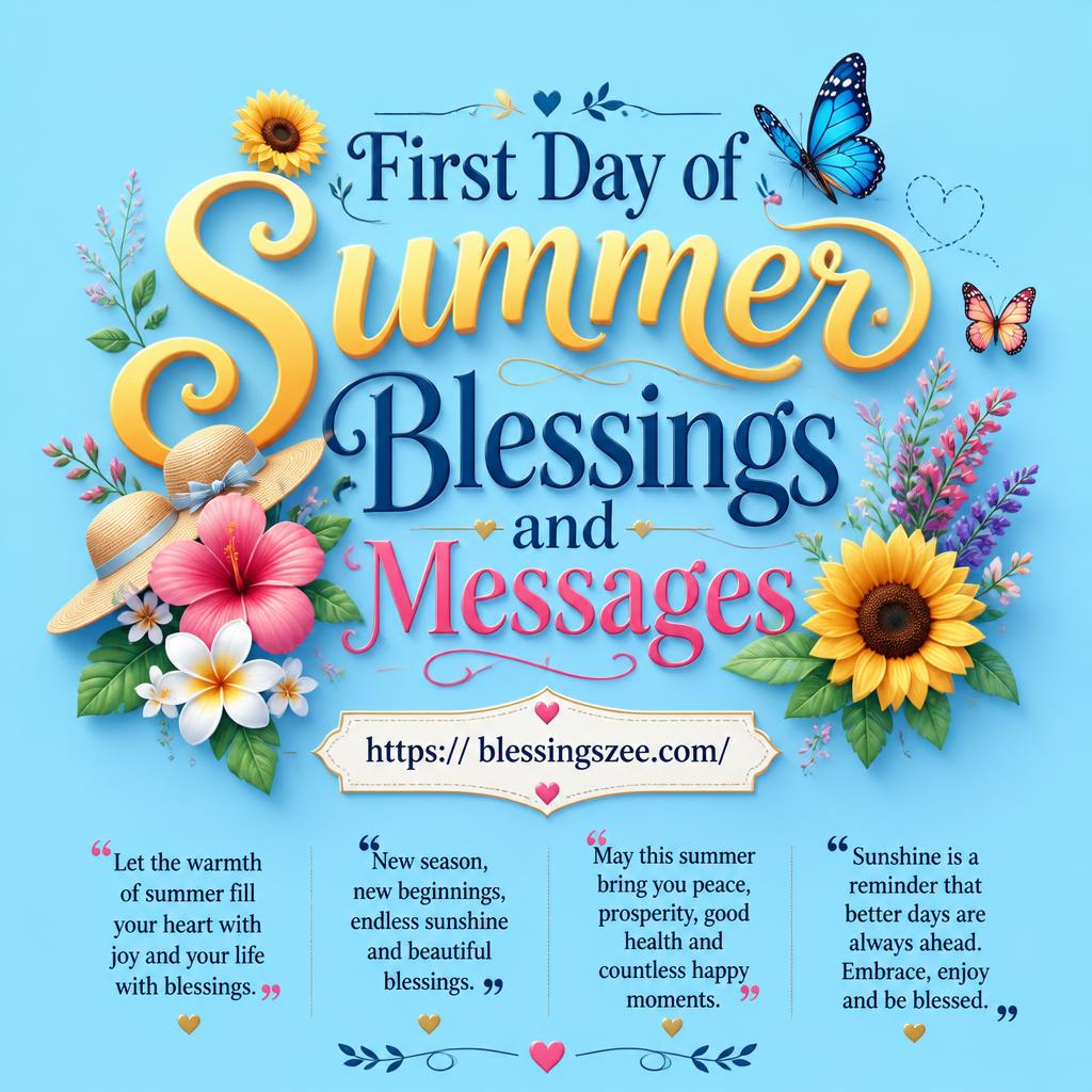First Day of Summer Blessings and Messages