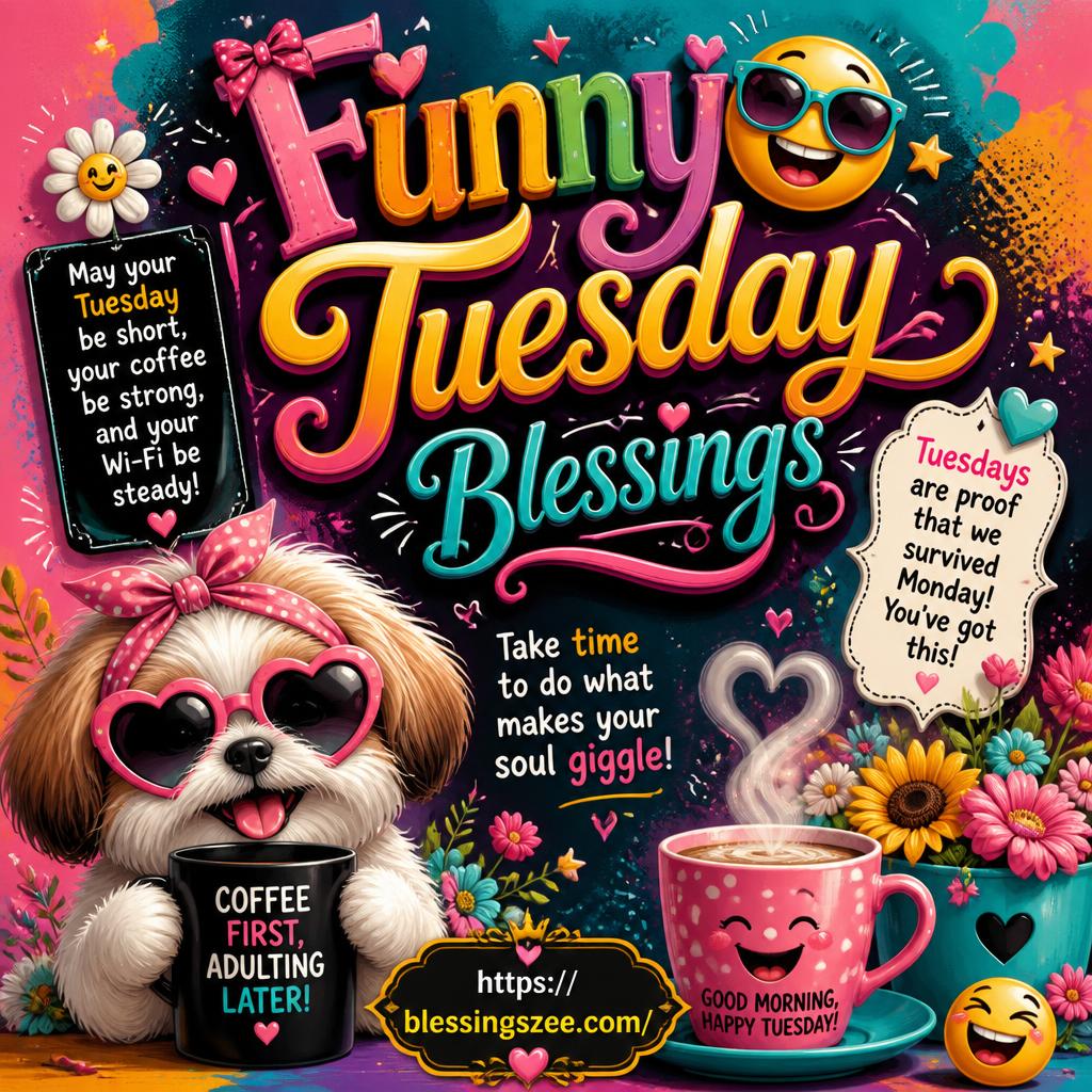 Funny Tuesday Blessings