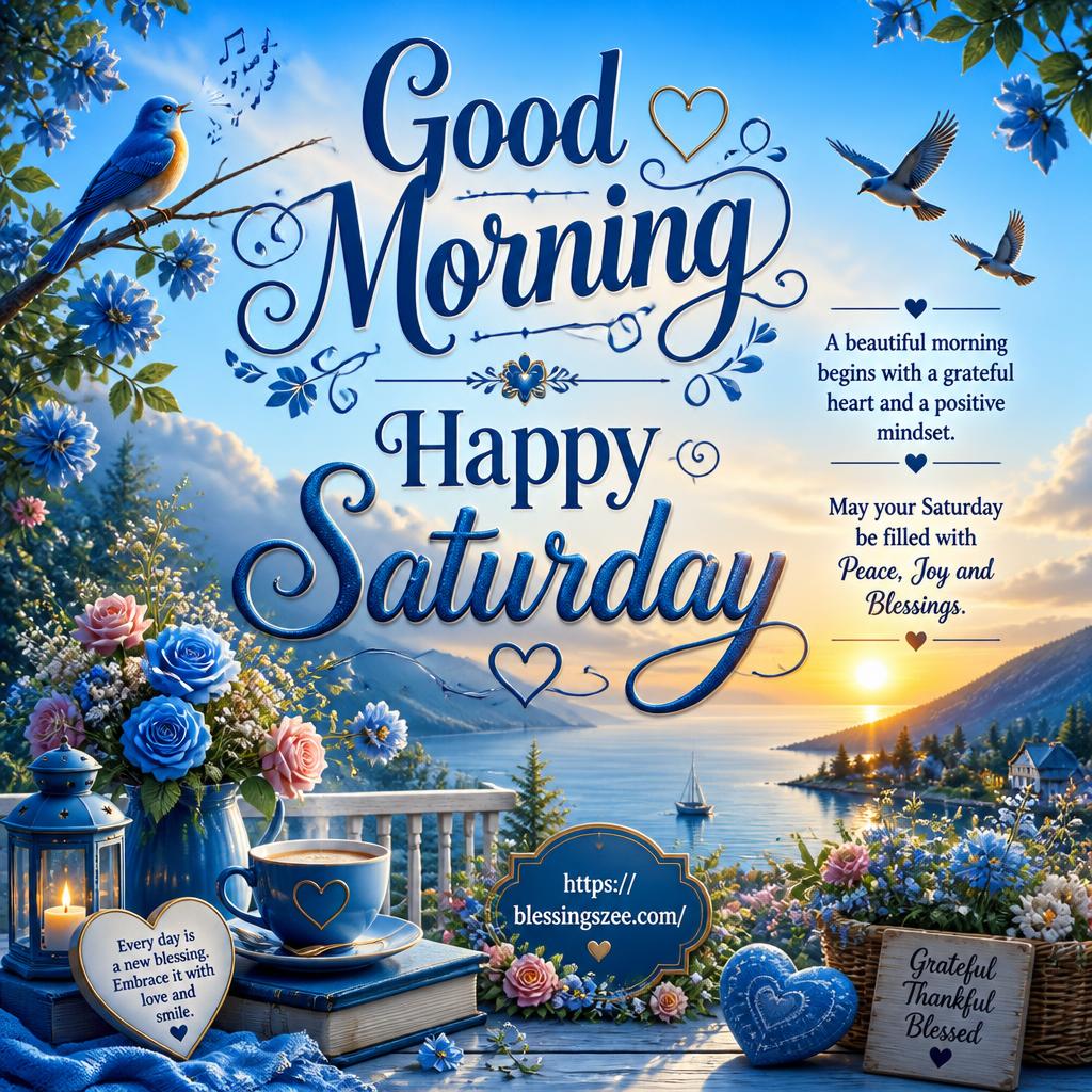 Good Morning Happy Saturday Blessings