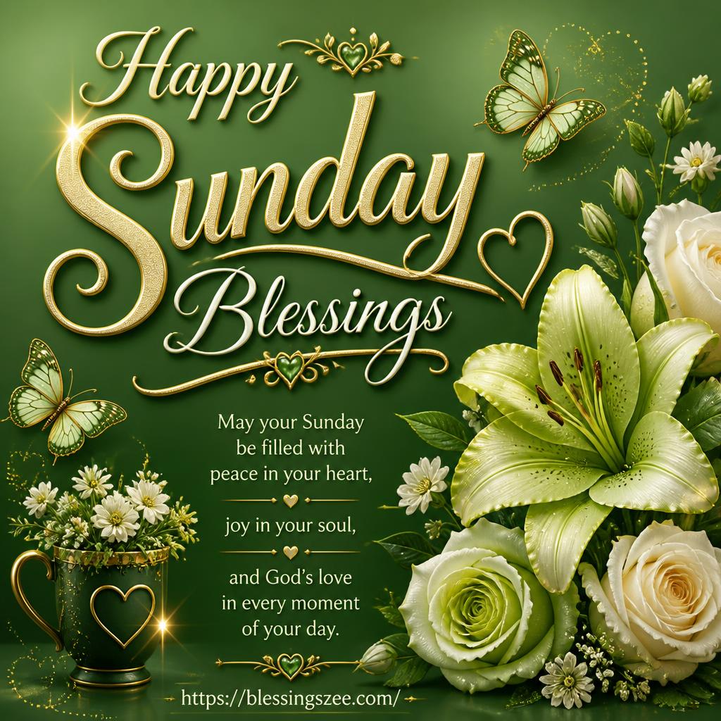 Happy Sunday Blessings