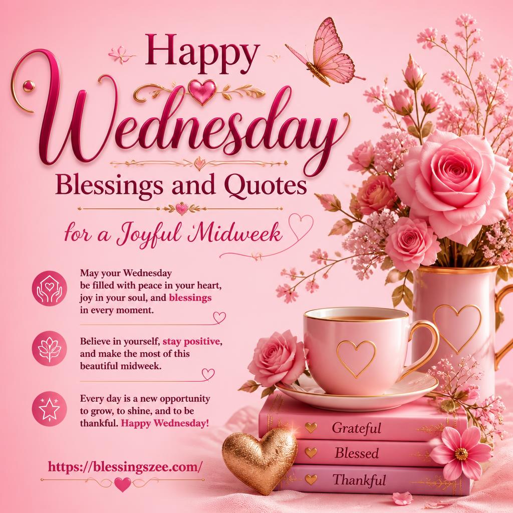 Happy Wednesday Blessings and Quotes for a Joyful Midweek