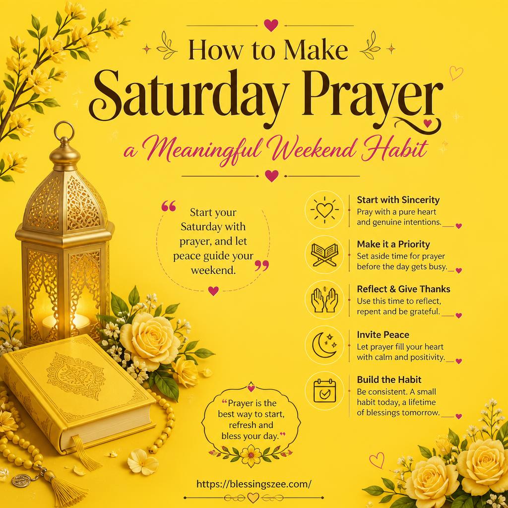 How to Make Saturday Prayer a Meaningful Weekend Habit