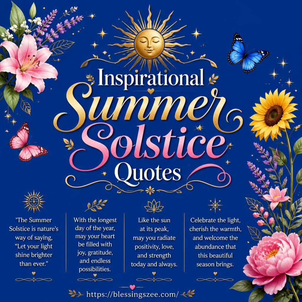 Inspirational Summer Solstice Quotes