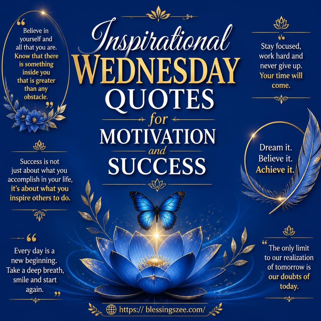 Inspirational Wednesday Quotes for Motivation and Success