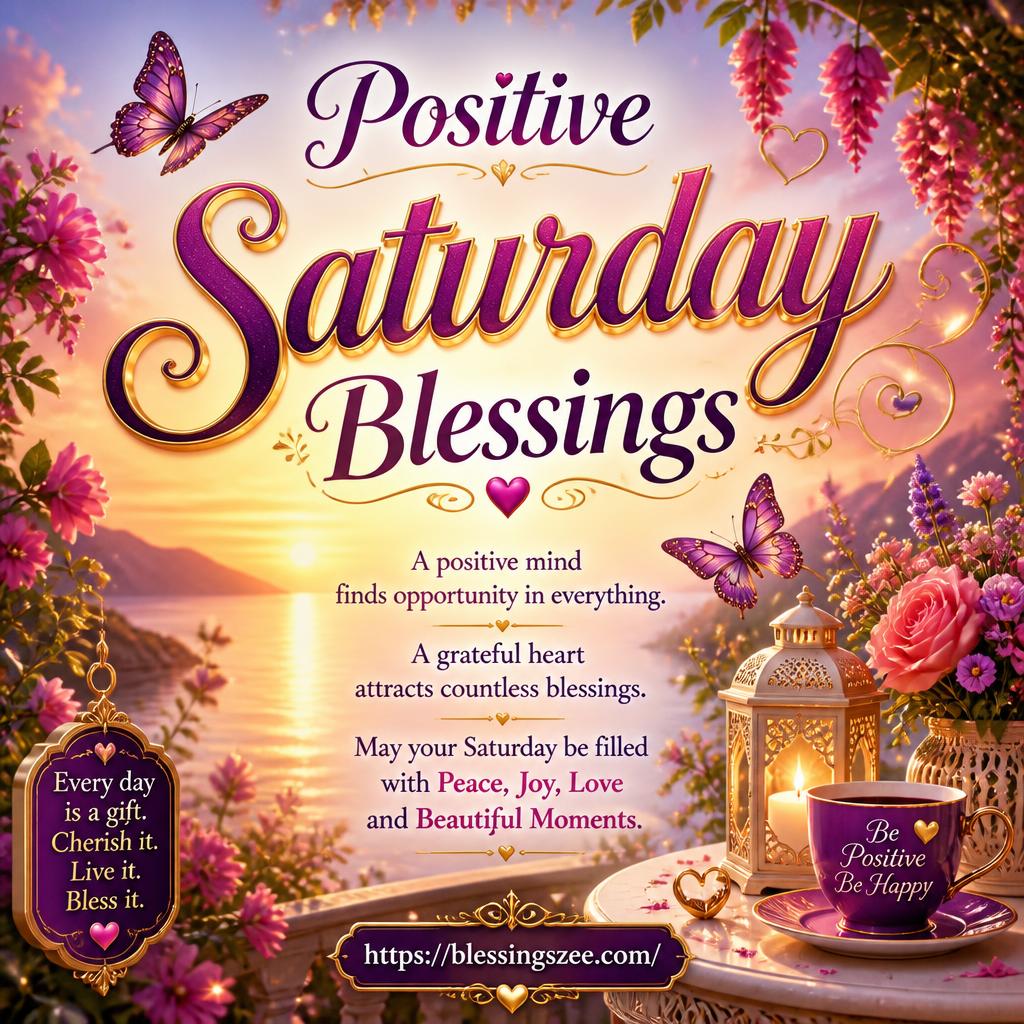 Positive Saturday Blessings