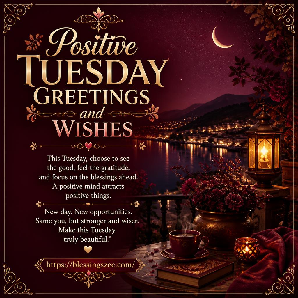 Positive Tuesday Greetings and Wishes