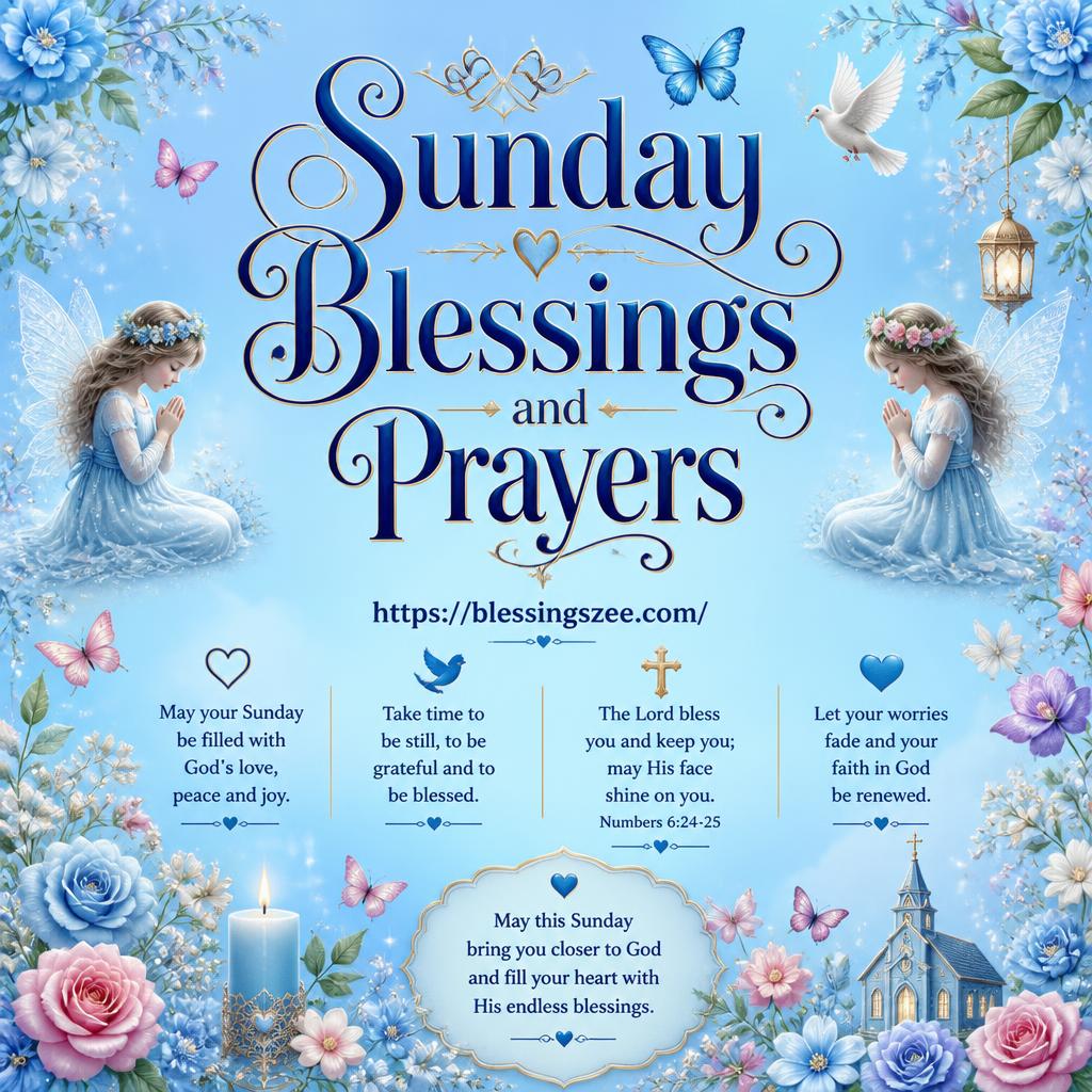 Sunday Blessings and Prayers