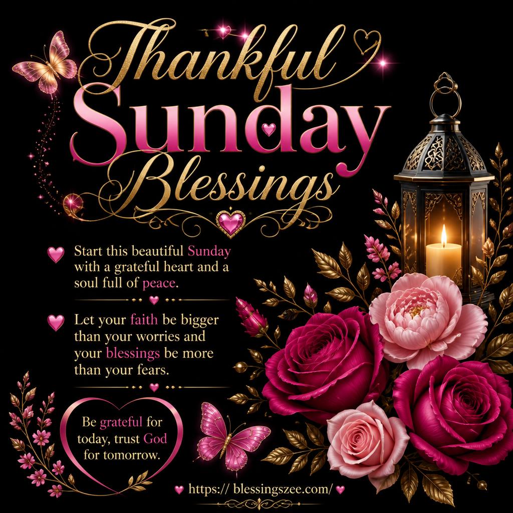 Thankful Sunday Blessings