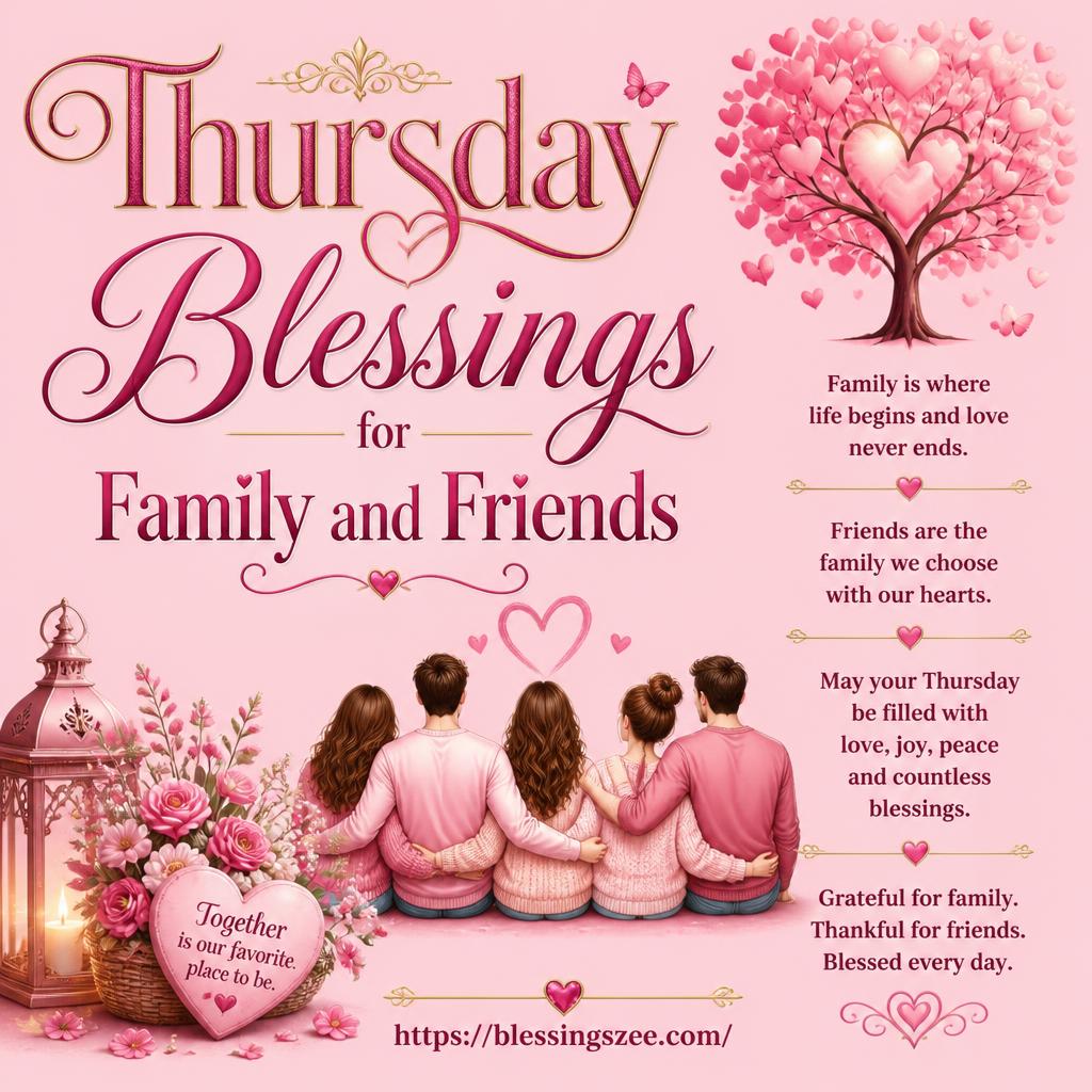 Thursday Blessings for Family and Friends