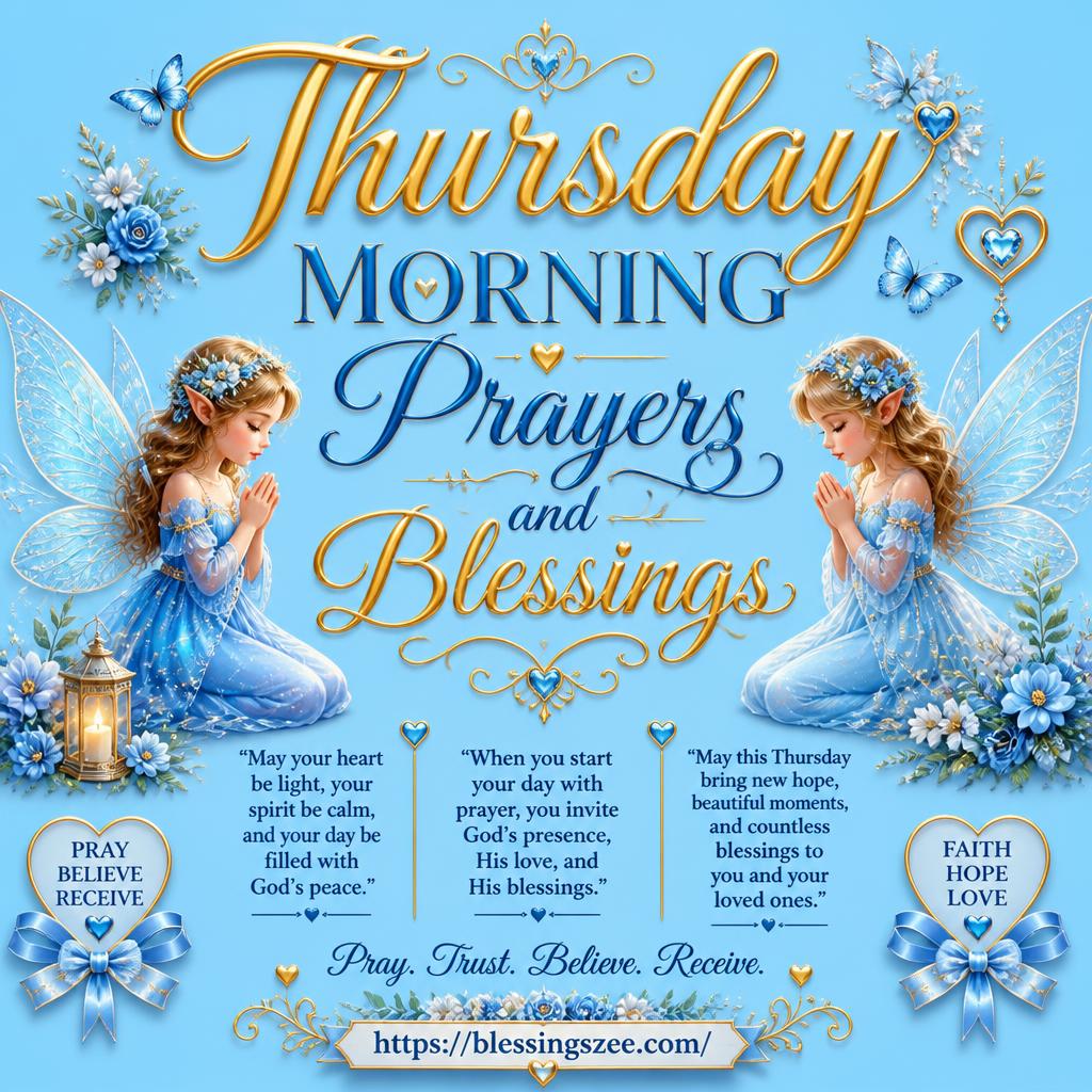 Thursday Morning Prayers and Blessings