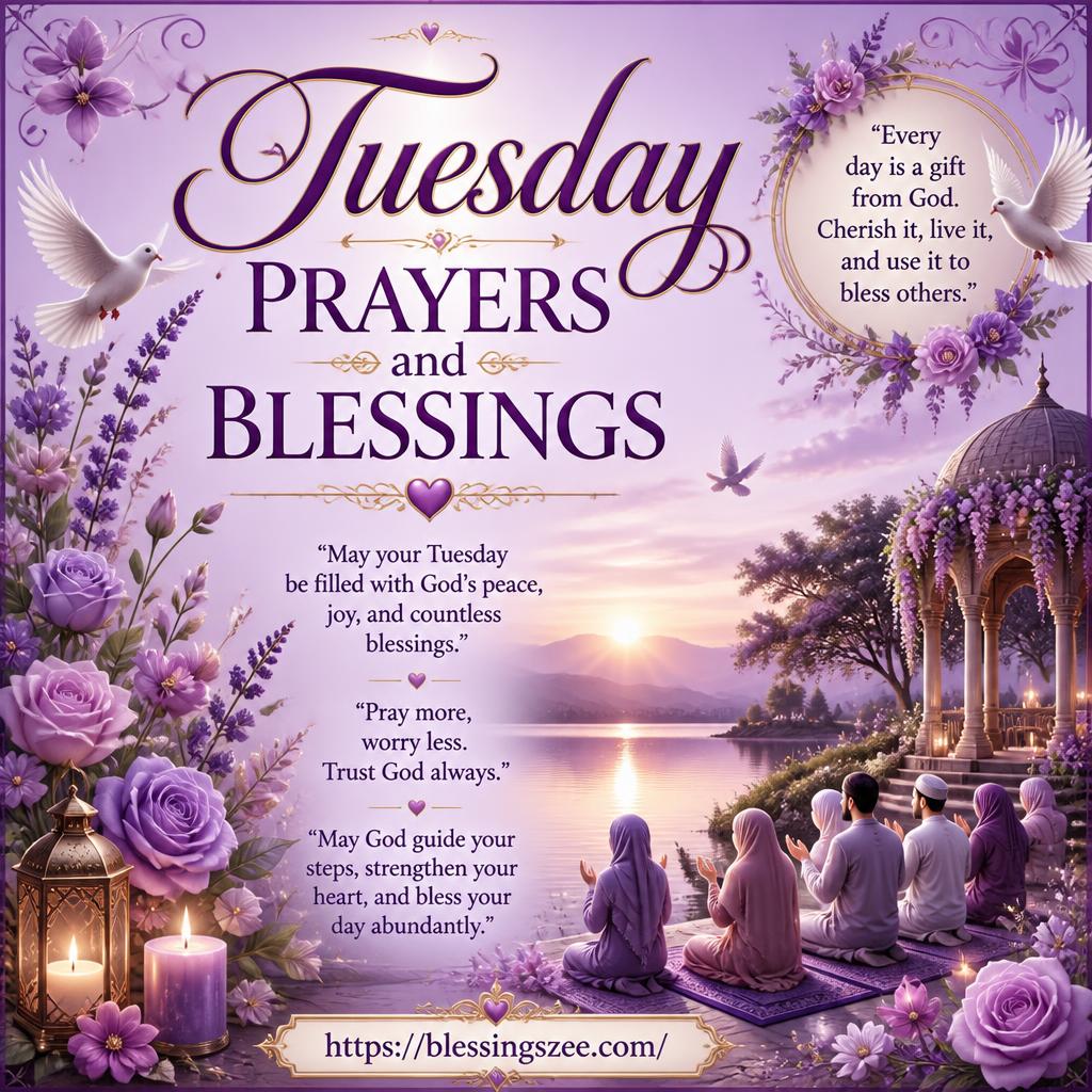 Tuesday Prayers and Blessings