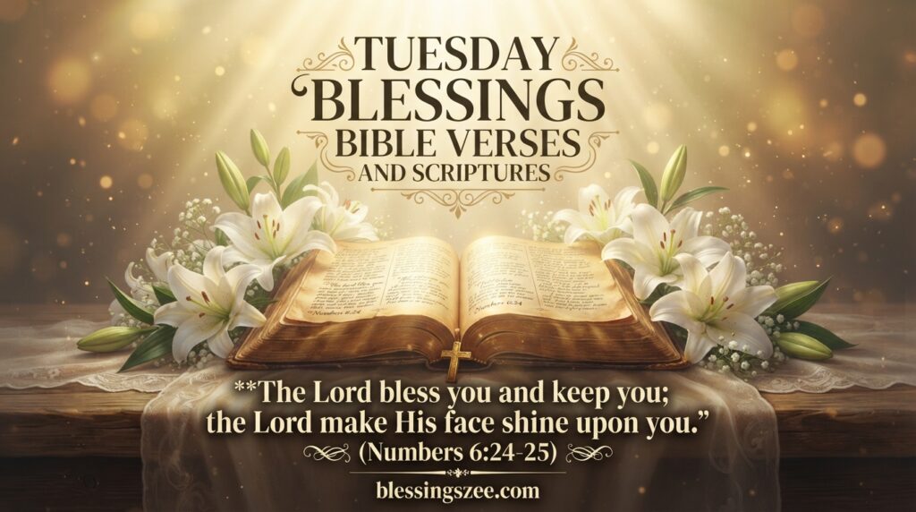 Tuesday Blessings Bible Verses and Scriptures