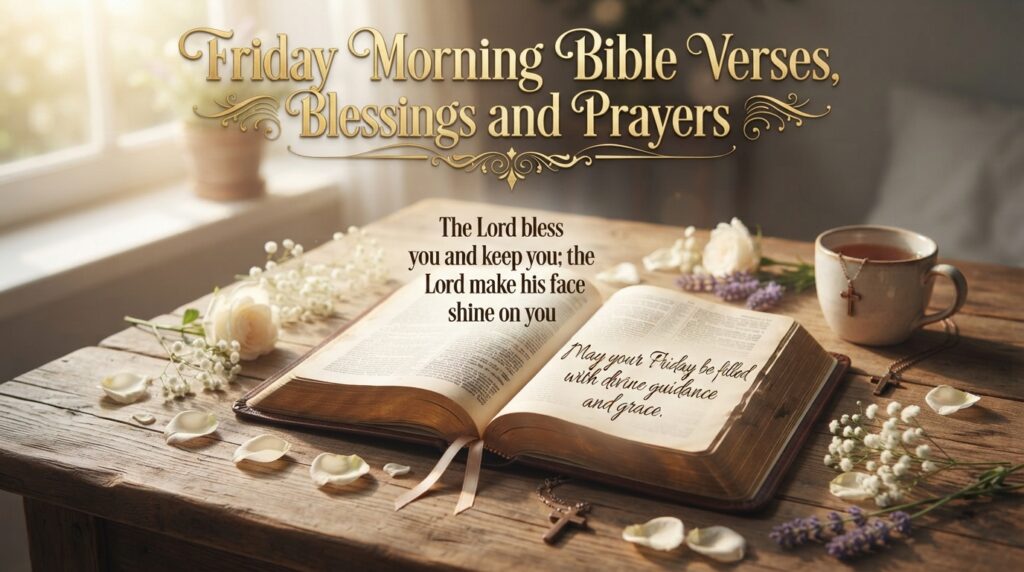 Friday Morning Bible Verses, Blessings and Prayers