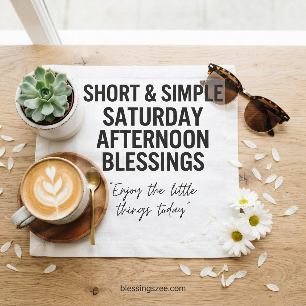 Short & Simple Saturday Afternoon Blessings