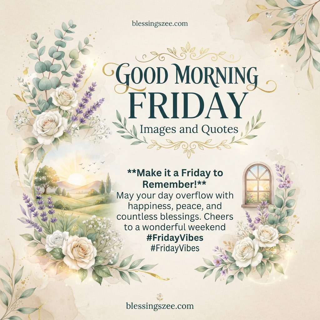 Good Morning Friday Images and Quotes