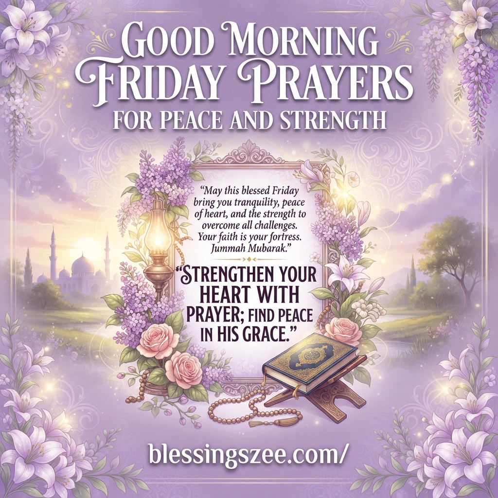 Good Morning Friday Prayers for Peace and Strength