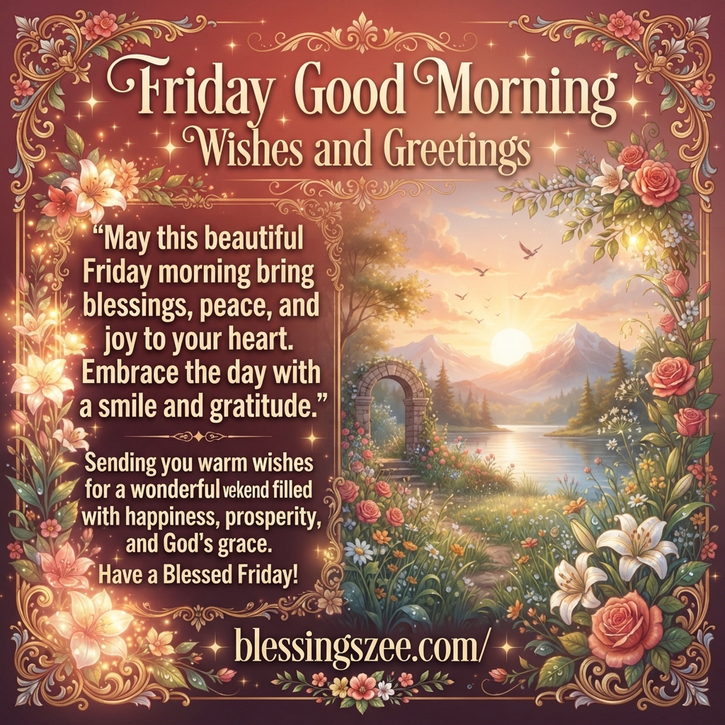 Friday Good Morning Wishes and Greetings