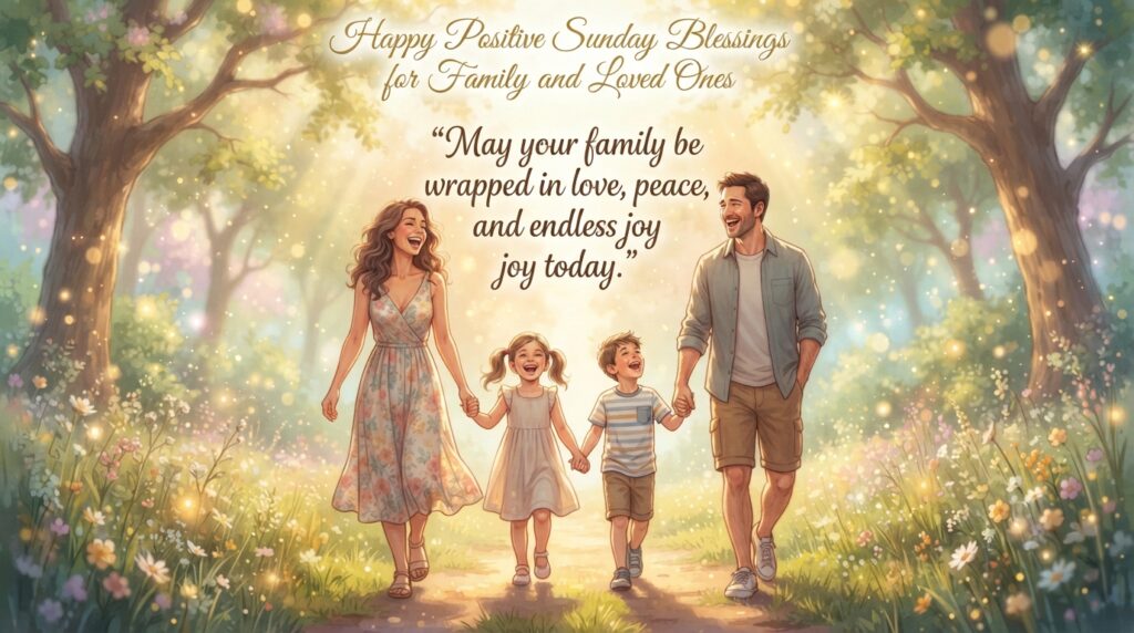 Happy Positive Sunday Blessings for Family and Loved Ones