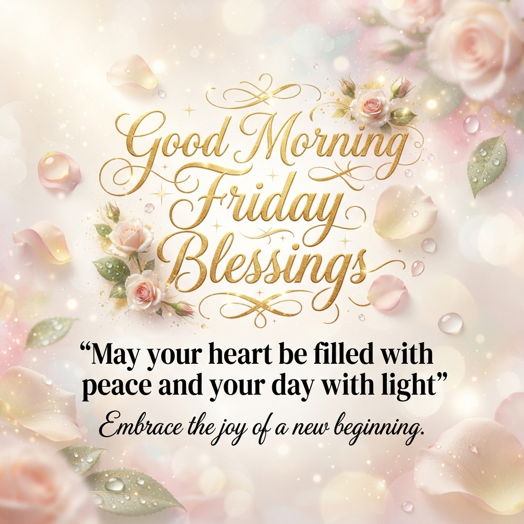 Good Morning Friday Blessings