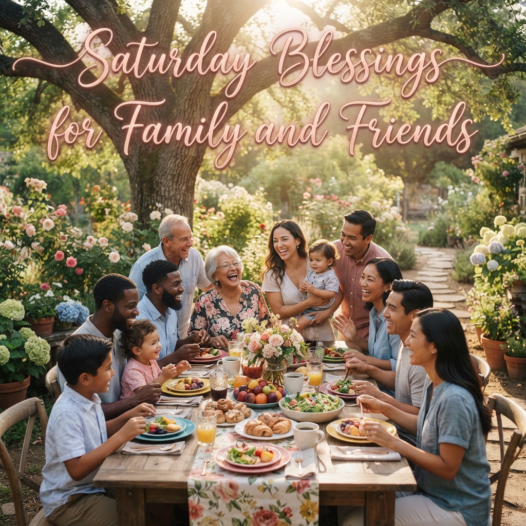 Saturday Blessings for Family and Friends