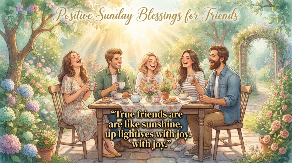 Positive Sunday Blessings for Friends