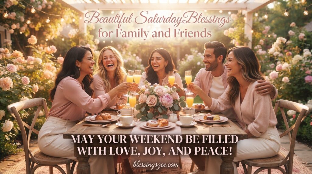 Beautiful Saturday Blessings for Family and Friends