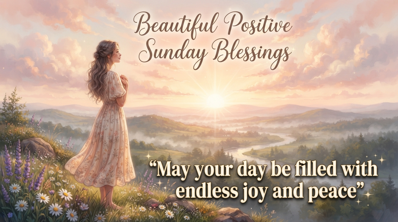 Beautiful Positive Sunday Blessings