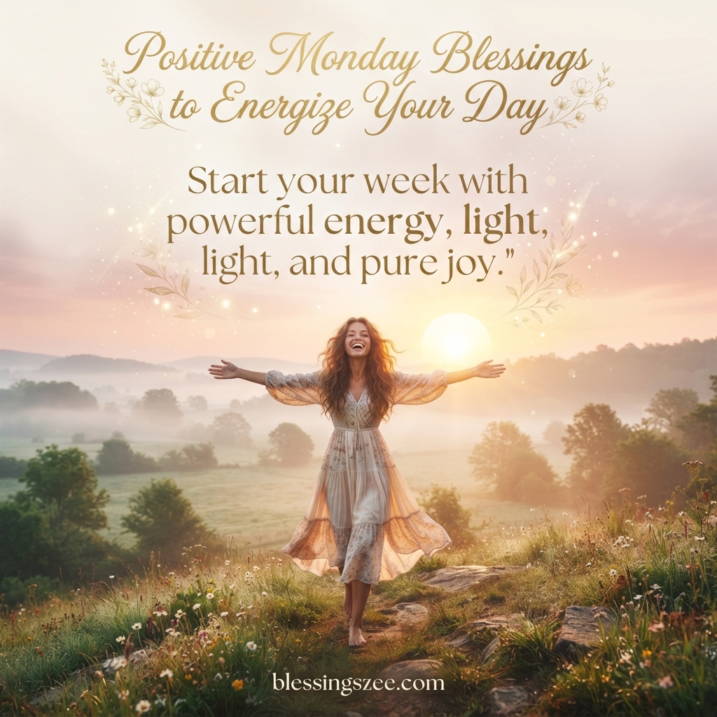 Positive Monday Blessings to Energize Your Day