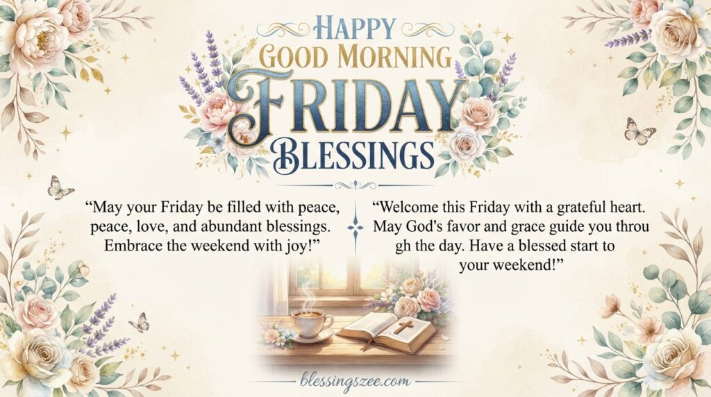 Happy Good Morning Friday Blessings