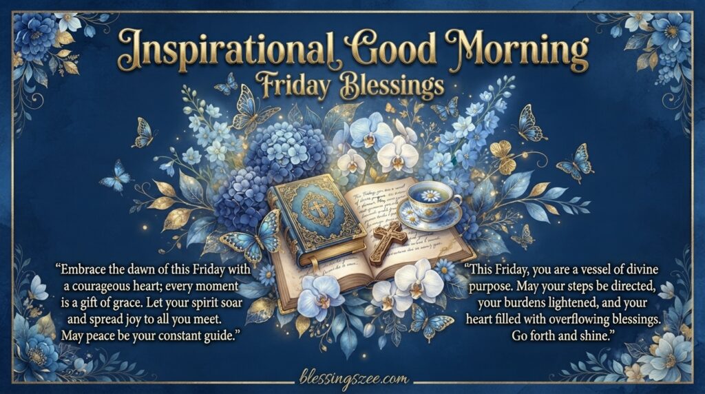 Inspirational Good Morning Friday Blessings