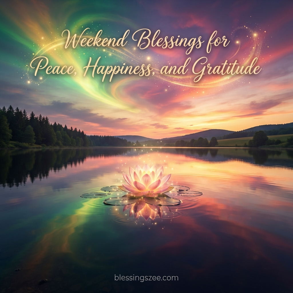 Weekend Blessings for Peace, Happiness, and Gratitude
