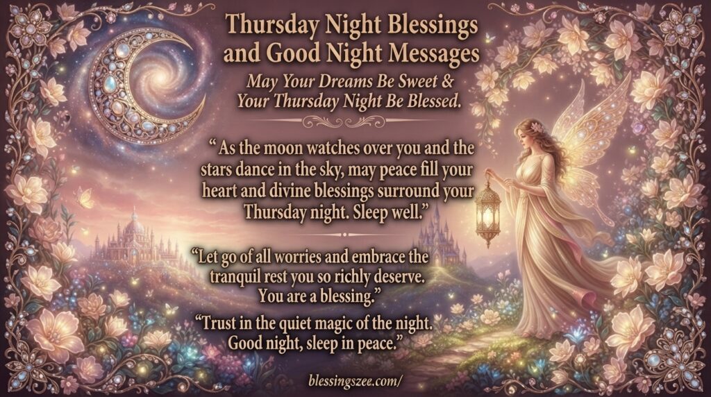 Thursday Night Blessings and Good Night Messages