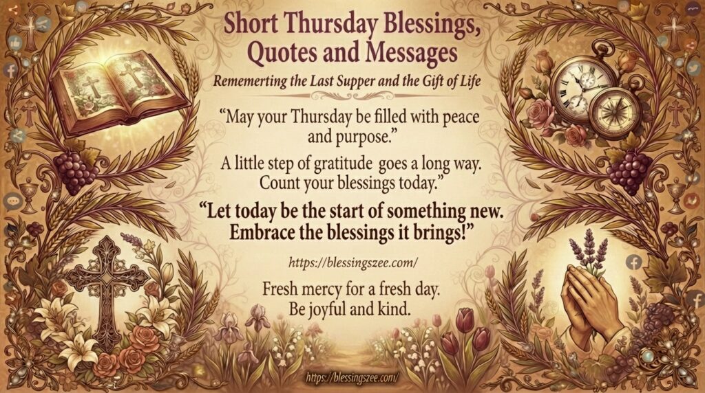 Short Thursday Blessings, Quotes and Messages