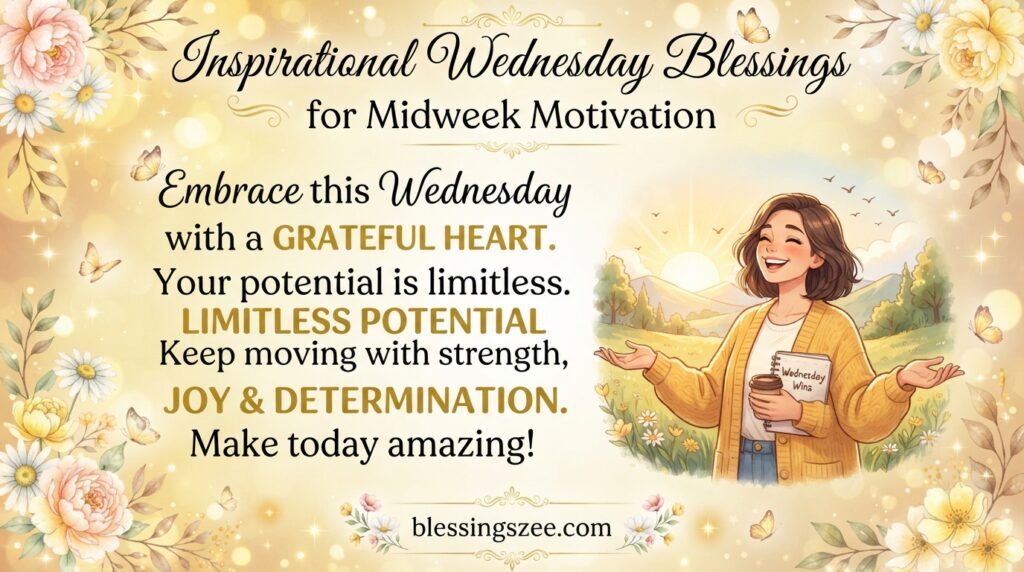 Inspirational Wednesday Blessings for Midweek Motivation