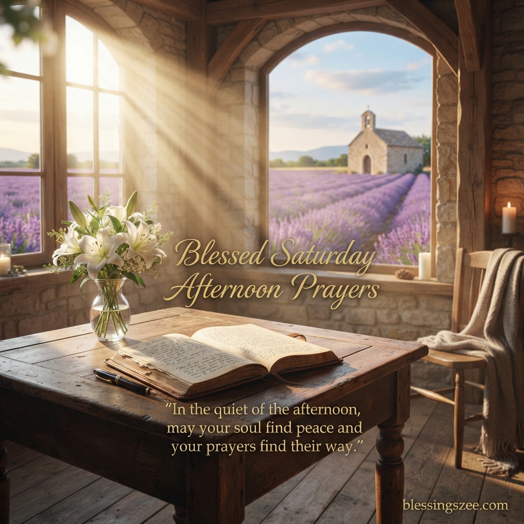 Blessed Saturday Afternoon Prayers