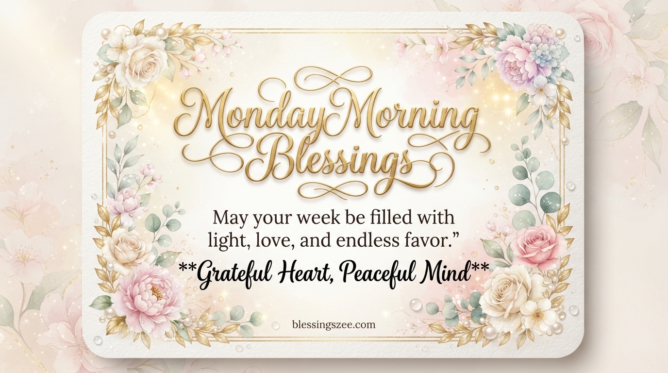 monday blessings