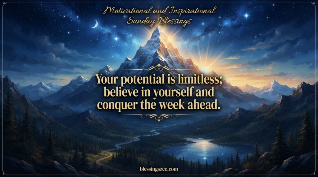 Motivational and Inspirational Sunday Blessings