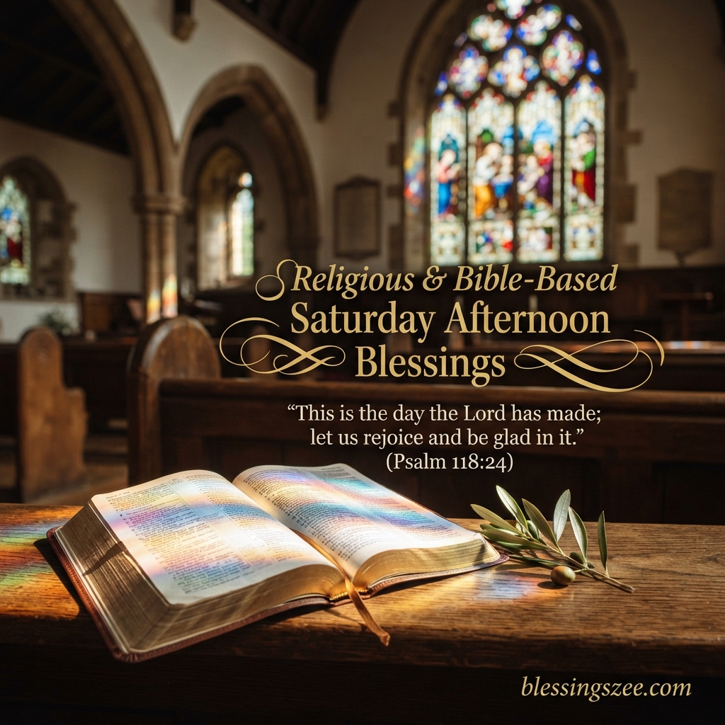 Religious & Bible-Based Saturday Afternoon Blessings