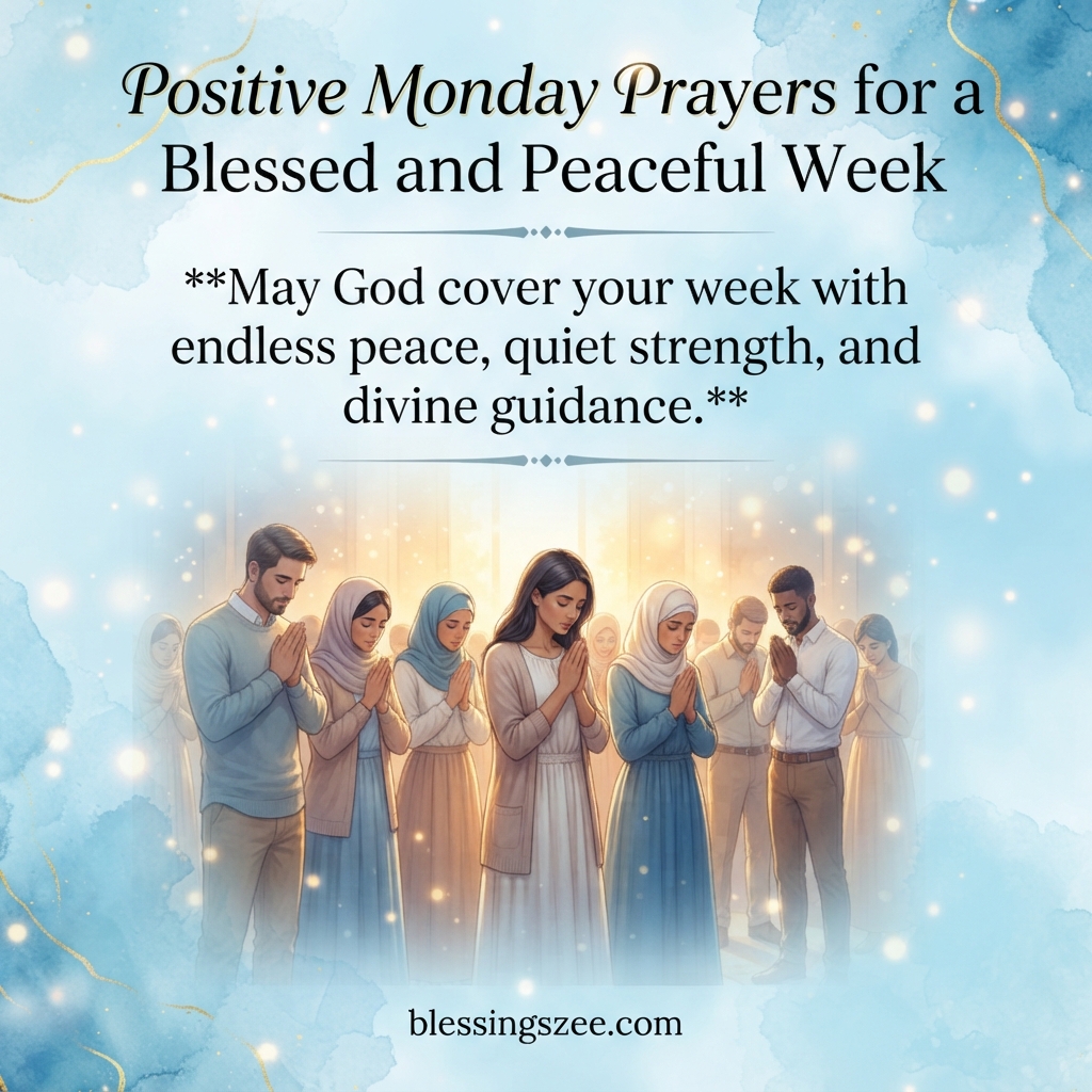Positive Monday Prayers for a Blessed and Peaceful Week