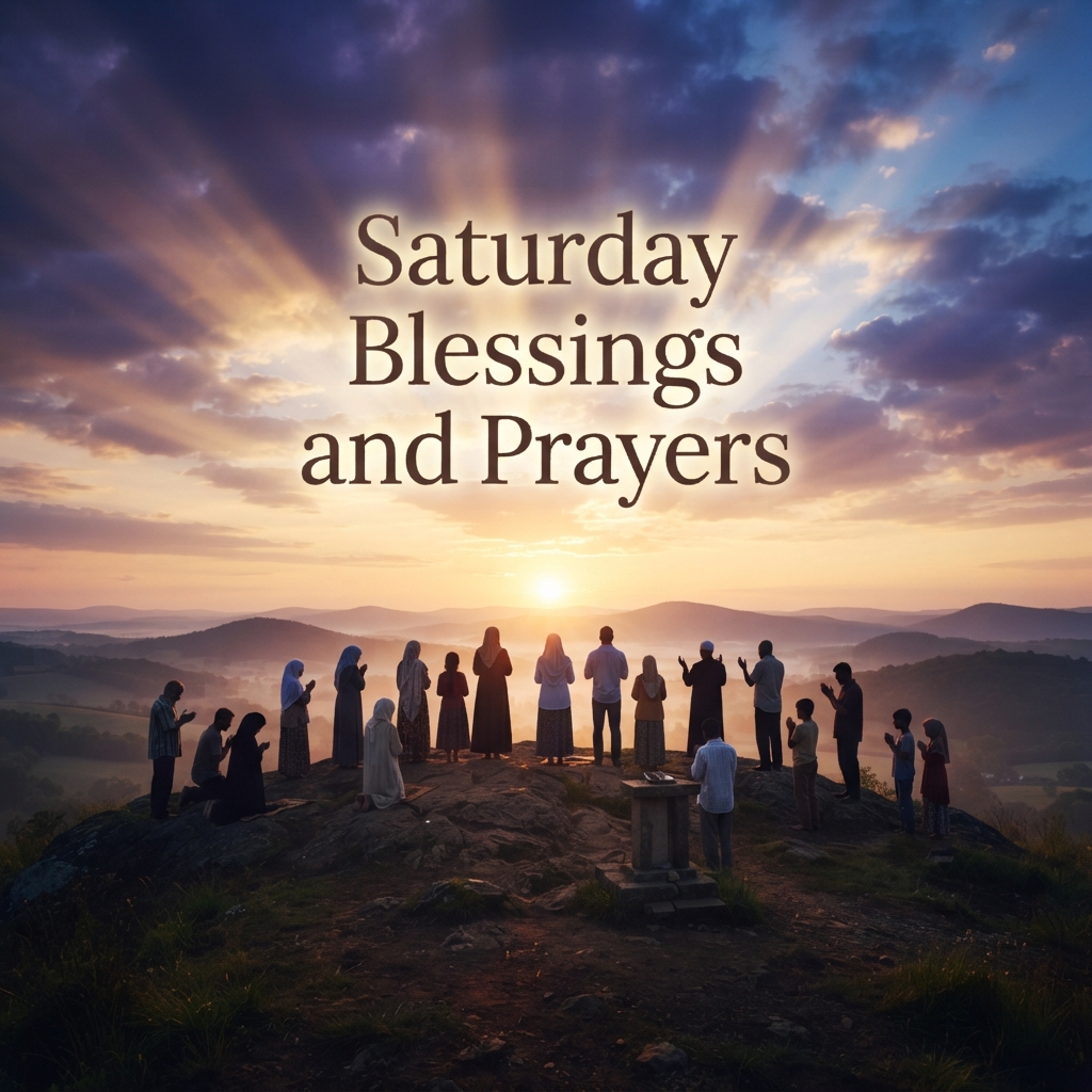 Saturday Blessings and Prayers — Religious/Spiritual Tone