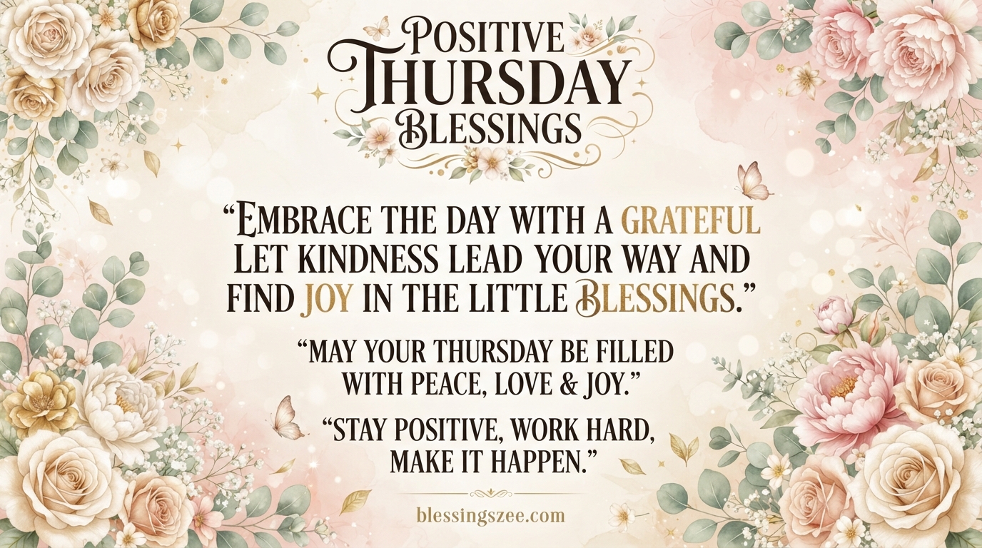 Happy Thursday Blessings