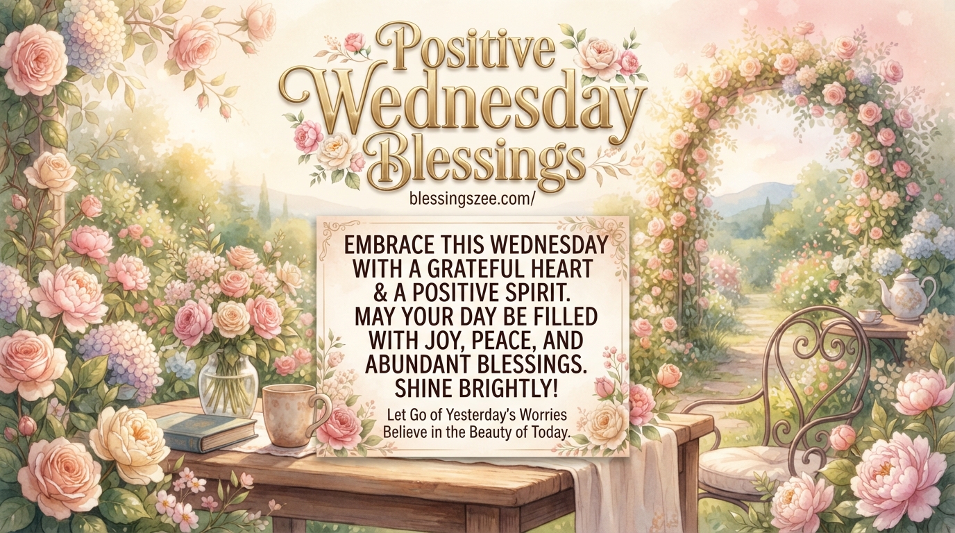 Positive Wednesday Blessings