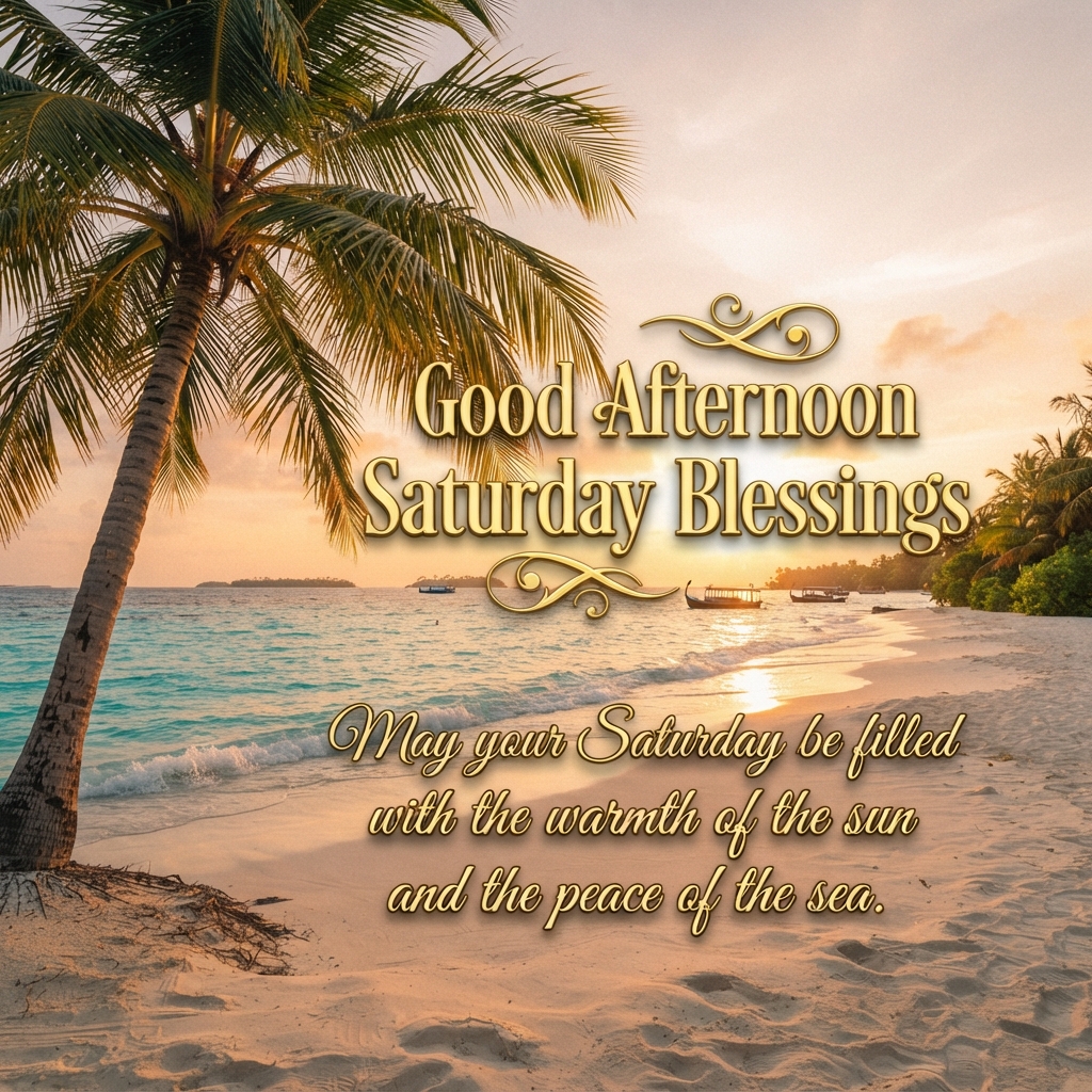 Good Afternoon Saturday Blessings