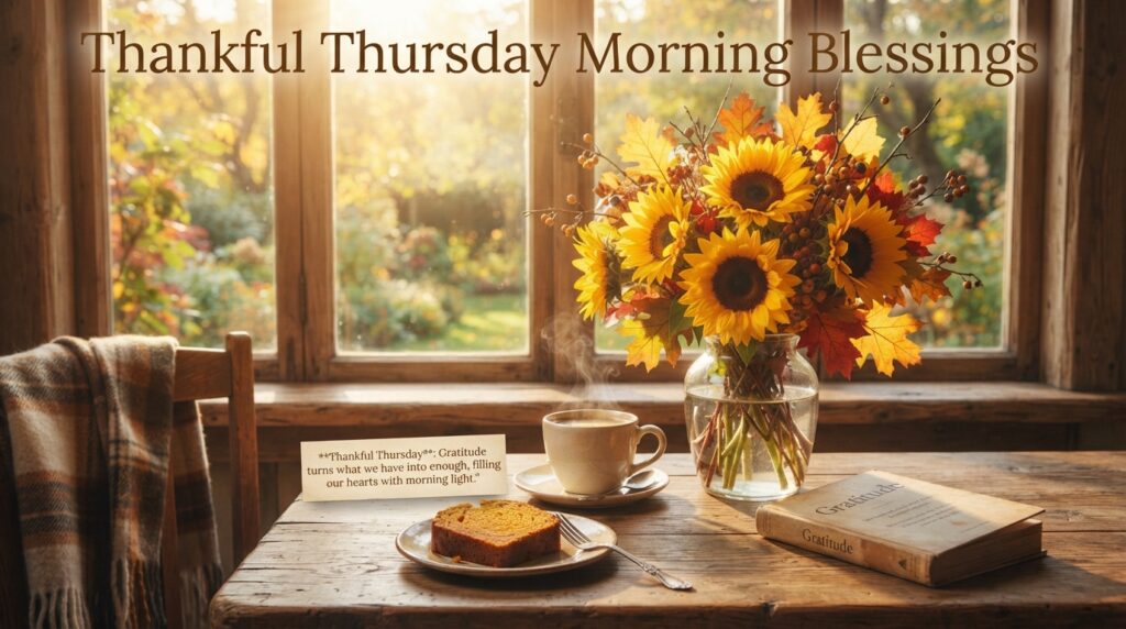 Thankful Thursday Morning Blessings
