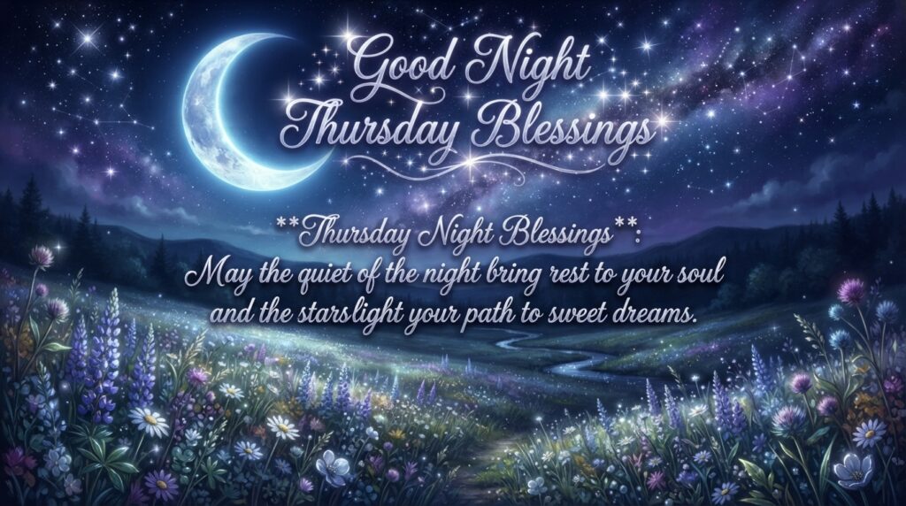 Good Night Thursday Blessings