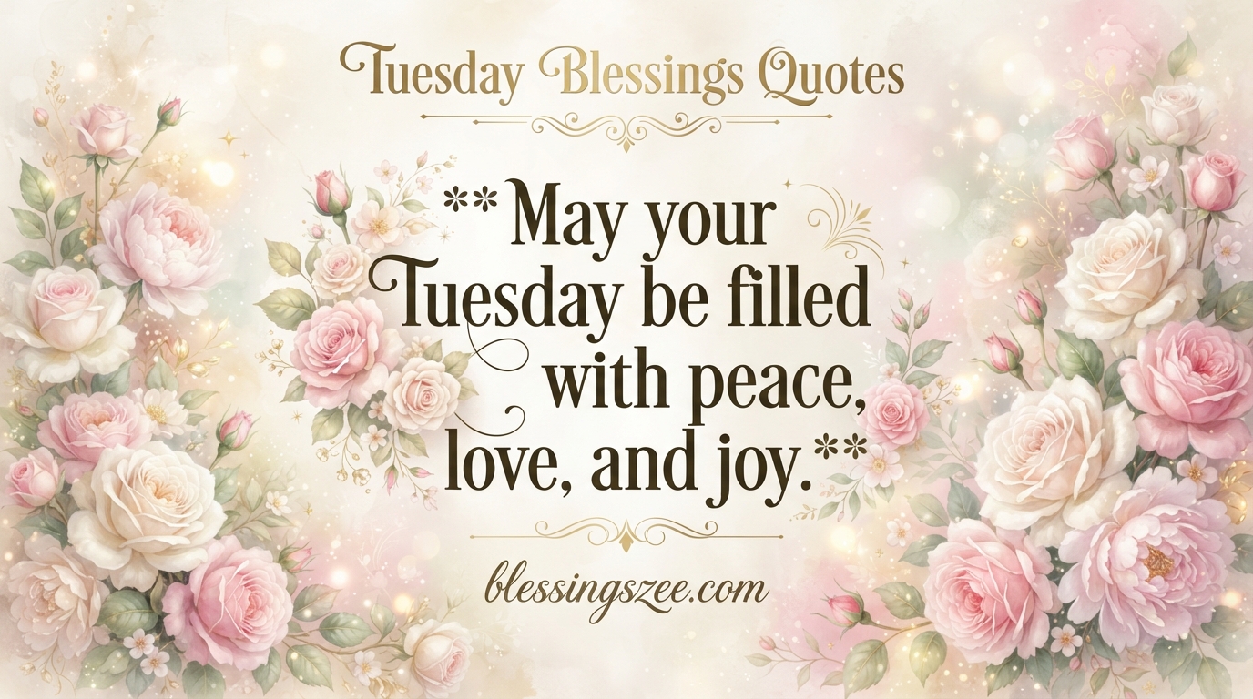 Tuesday Blessings Quotes